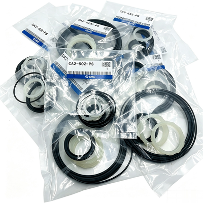 SMC Pneumatic Cylinder Service Pack CA2‑63Z‑PS Complete Gasket And Wear Resistant Seals Fix Cushion Air Leak For Factory Automation Production Cylinder