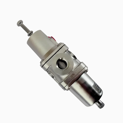 NORGREN B38P‑244‑B1MA B38P‑344‑B1MA Фильтр-регулятор из нержавеющей стали с резьбой PTF, ручной слив, элемент 5μm‑25μm, соответствует NACE, для систем подготовки сжатого воздуха для коррозионных морских и шельфовых условий