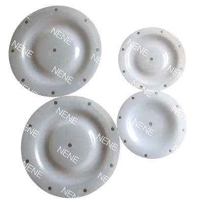 F46 White 170MM Outer Diameter No Hole White Medium Duty AODD Pump Replacement Diaphragm QBY3-25 QBY3-32 QBY3-40