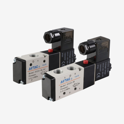 Airtac AC220V DC24V Соленоидная катушка Отдельная заменная катушка для 4V серии Пневматический соленоидный клапан класса F Изоляция Din соединитель Широкое напряжение
