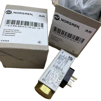 Реле давления G1/4 с диапазоном 0,5-8 бар NORGREN 0880323, датчик давления для трубопровода СОЖ станков
