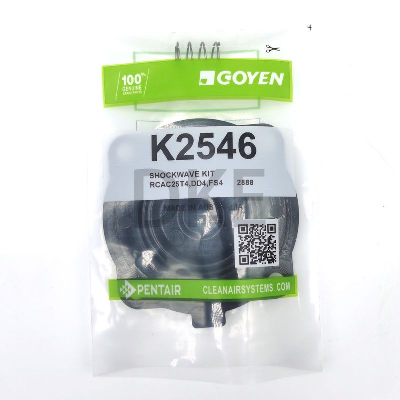 Комплект диафрагмы Goyen RCAC25 тип K2546 серии T4, DD4, FS4 Нитрильный материал