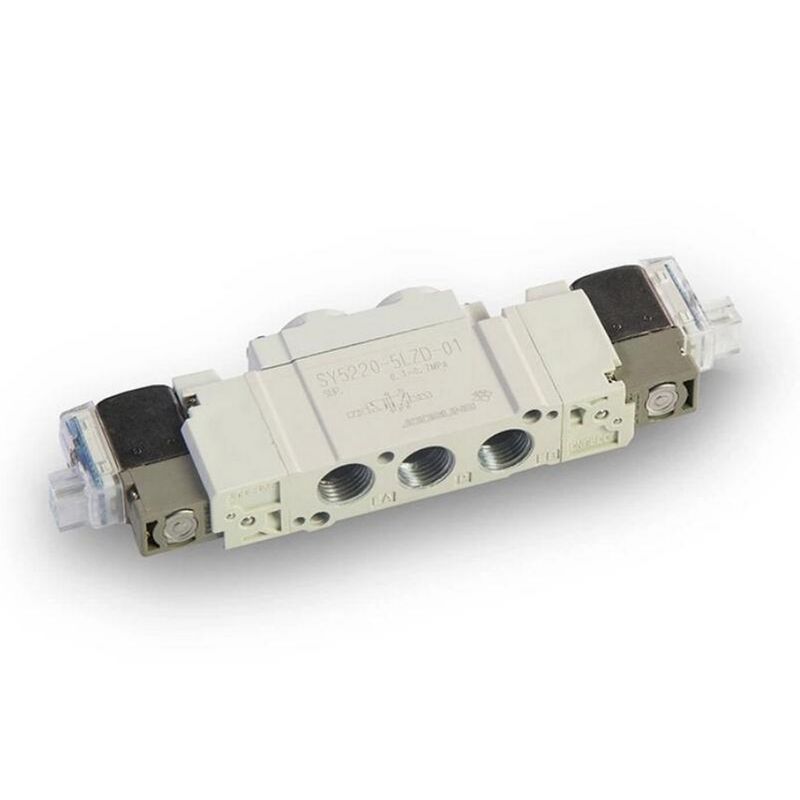 SMC SY5120-5LZD-C8 2 Положение Одноприкосновение с одним прикосновением ø8 Пневматический соленоидный клапан DC24V