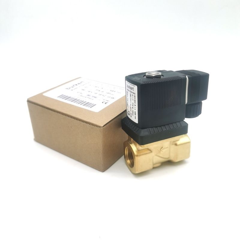AC220V 00126219 Соленоидный клапан Burkert AC220V 6014 C Обычно закрыт G1/8 1.5 Дверь для потока 8W корпус клапана из нержавеющей стали 0 ~ 16bar