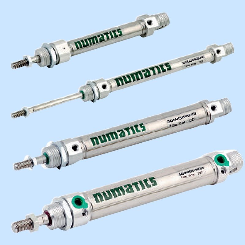 ASCO G435AG1N20CSH ISO 6432 Пневматический цилиндр Окончательное решение для окружающей среды с температурой от -10 до 70 ° C