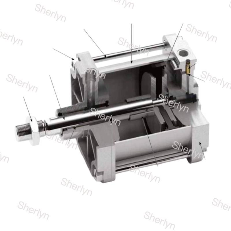 Серия P1F PARKER ISO15552 P1F-S032MC-0075-0000 Компоненты автоматизации воздушных баллонов двойного действия