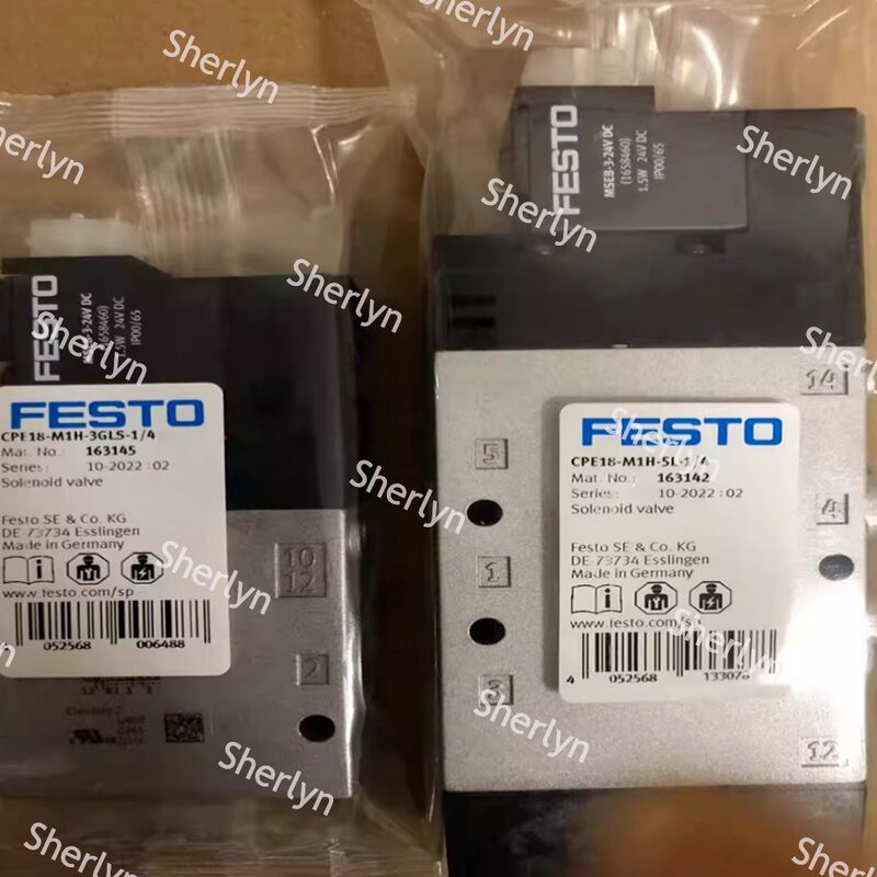 FESTO Воздушный соленоидный клапан CPE18-M1H-3GL-QS-8 163149 3/2, закрыт, моностабильный