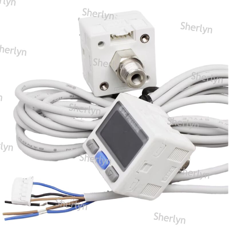 Промышленный цифровой датчик давления SMC ISE30A-01-N-L с выходом NPN, диапазон 1 МПа, специальный для мониторинга давления в пневматических системах