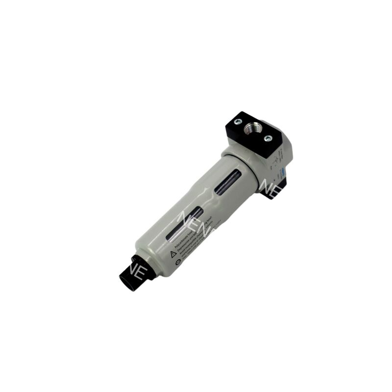 С манометром 0,5-12 бар Festo LFR-3/8-D-MINI 162682 G3/8 40 мкм фильтр-регулятор с ручным сливом из цинкового сплава