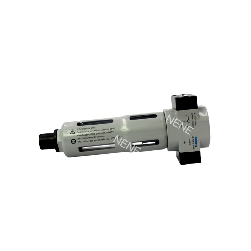 Регулятор-фильтр из цинкового сплава Festo LFR-1/4-D-MINI-A 159635 G1/4 40 мкм Полностью автоматический слив 0,5-12 бар С манометром