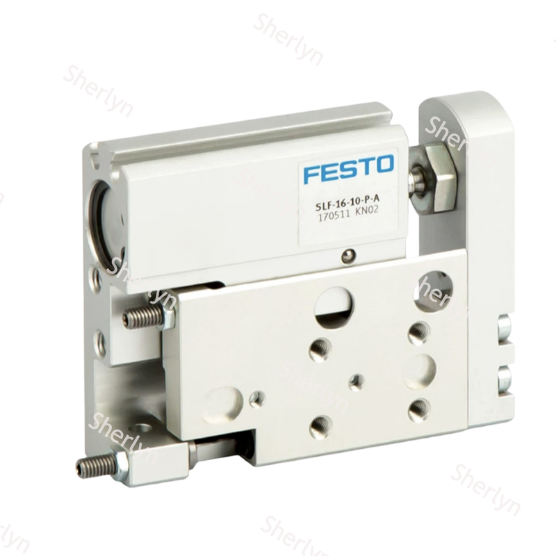 Двухдействующий FESTO 170503 SLF-6-10-P-A Линейный слайд воздушный цилиндр, 6 × 10 мм спецификации коррозионностойкое алюминиевое тело эластичная конечная подушка для оборудования автоматизации