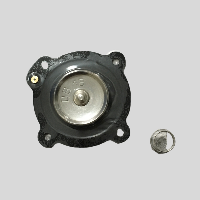 DB18M DB18MV FKM Diaphragm With Spring For Mecair Pulse Valve Sealed Pack M Bag Packaging Dust Collector Replacement Service Parts Compatible Valve VNP/ VEM608, VNP/ VEM708