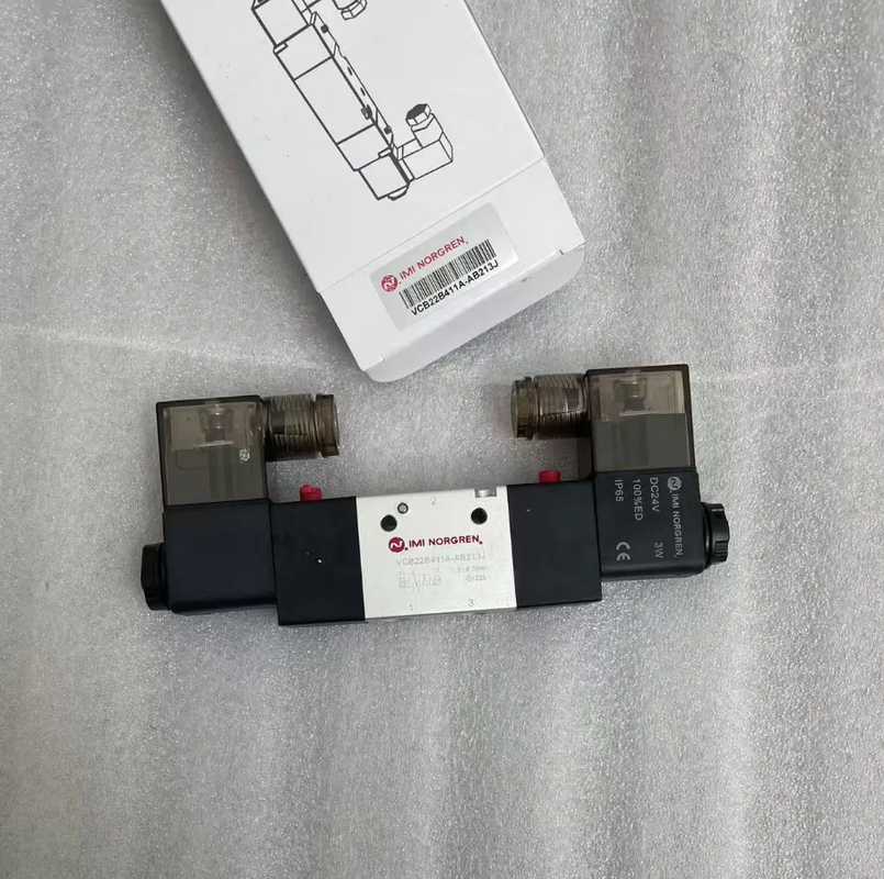 Пневматический золотниковый распределитель VCB22B411A-AB213J Norgren G1/4 24VDC, Запасной клапан для упаковочного оборудования