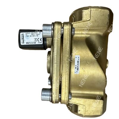 BURKERT 2/2 Way Solenoid Valve 00221958 Тип 6281 G1 Нормально закрытый латунь Строительство Ручное отключение NBR Seal 20.0 Поток отверстия DC24V 8W 0.2-16 Bar
