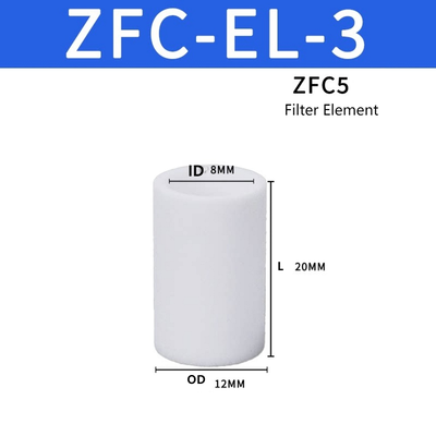 Аутентичный фильтрующий картридж SMC ZFC-EL-3 серии ZFC с высокой удерживающей способностью по грязи, перехватывающий мелкие пылевые частицы для роботизированных систем автоматизации Pick and Place, пневматических вакуумных трубопроводов